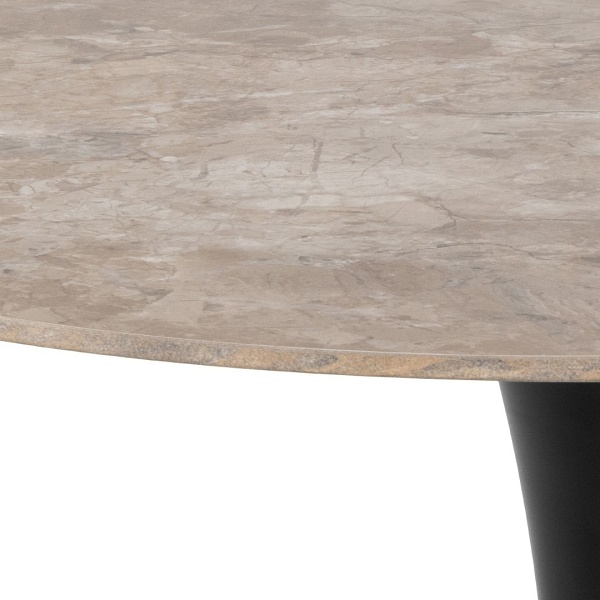 Stół Malta polerowana ceramika brąz Aberta - ACTONA